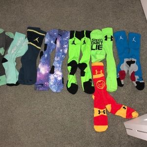 15 pairs of custom used or new w/o package socks🔥